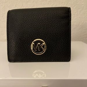 Michael Kors small crossgrain leather wallet